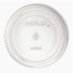 Solo Inc. Flat Top Lid, Clear (SCCLDSS23) Case of 2500