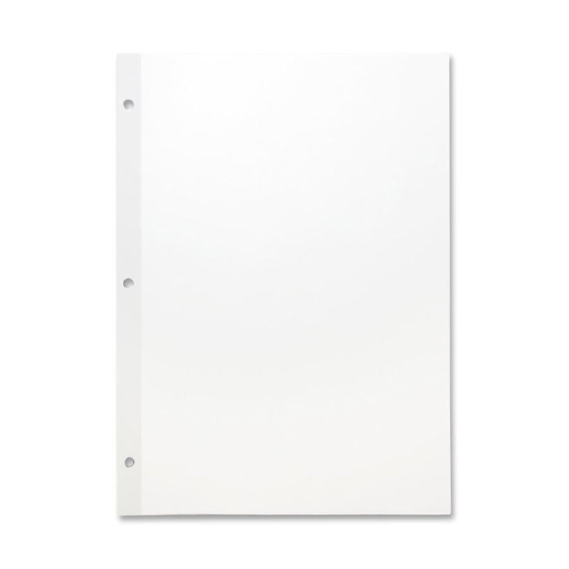 Sparco Reinforced Filler Paper, Plain Un-Ruled, 11&quot;x8 1/2&quot;, White (SPRWB213) Pack of 100