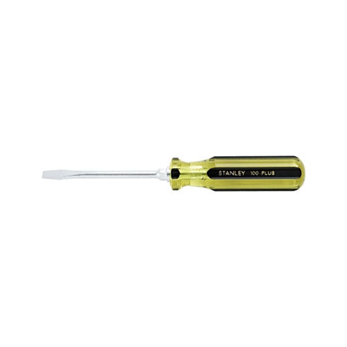 Stanley Bostitch® 100 Plus Round Blade Standard Tip Screwdrivers, 1/4 ...