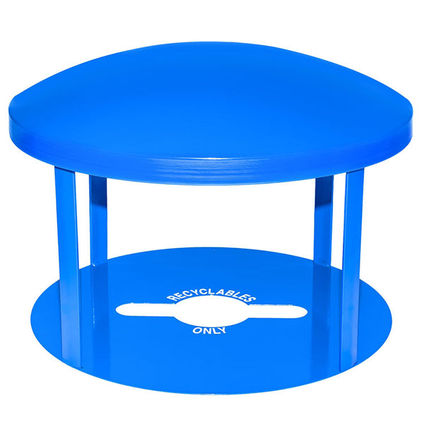 Streetscape Classic Recycling Receptacle with Rain Hood (5221) Each