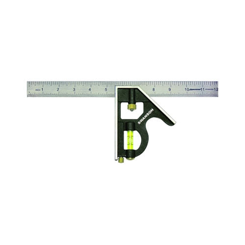 Swanson Tools Combination Squares, 12 in, Die Cast Zinc (698-TC132) Each