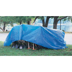 Tarps, Inc. Multiple Use Tarp, 20 ft W x 40 ft L, Polyethylene, Blue (101-2040) Each