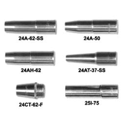 Tweco 24 Series Nozzles, Short-Stop, 1/8 in. Tip Recess, 1/2 in, For No. 4 Gun (358-1240-1111) Each