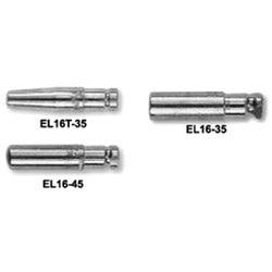 Tweco Eliminator Style Contact Tip, 0.045 in Wire, 0.054 in Tip, Standard, EL16 (358-1160-1613) Each