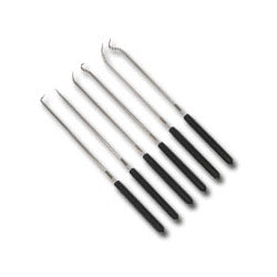 Ullman Devices Corporation 6-Piece Hook and Pick Sets, Combo;Hook;Straight;90°;Complex;Double Angle (ULLCHP6-L) Each
