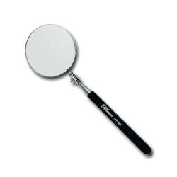 Ullman Devices Corporation Telescoping Inspection Mirror, Round, 3-1/4 in dia, 10-1/2 in L to 29-1/2 in L (ULLHTS-2) Each