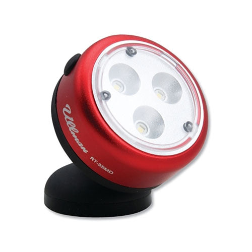 Ullman Devices Corporation LED Magnetic Rotating Work Light, 110 Lumens, 3 SMD, 3 AAA Batteries Included (758-RT-3SMD) Each