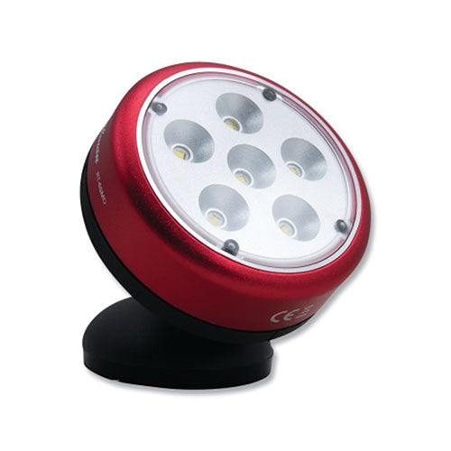 Ullman Devices Corporation LED Magnetic Rotating Work Light, 375 Lumens, 6 SMD, 3 AAA Batteries Included (758-RT-6SMD) Each