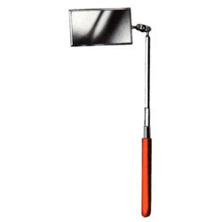 Ullman Devices Corporation Telescoping Inspection Mirror, Rectangular, 2-1/8 in W x 3-1/2 in L, 11-3/8 in L to 15-1/4 in L (758-K-2) Each
