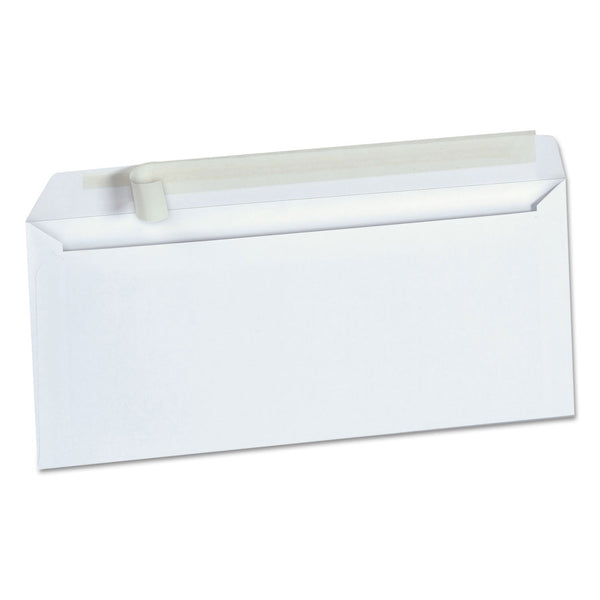 Universal® Peel Seal Strip Business Envelope, #10, Square Flap, Self-Adhesive Closure, 4.13 x 9.5, White, 500/Box (UNV36003) Box of 500