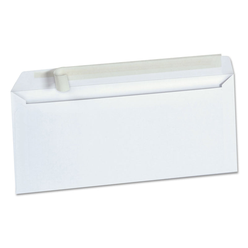 Universal® Peel Seal Strip Business Envelope, #10, Square Flap, Self-Adhesive Closure, 4.13 x 9.5, White, 500/Box (UNV36003) Box of 500