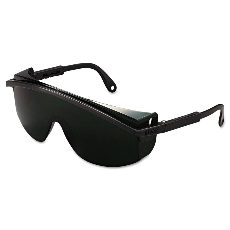 Uvex Astrospec 3000 Eyewear, IR 5.0 Lens, Polycarbonate, Ultra-dura, Black Frame (763-S1112) Each