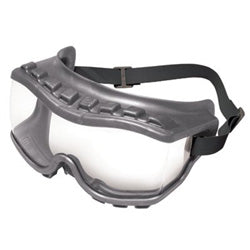 Uvex Strategy Goggles, Clear/Gray, Uvextra Antifog Coating, Neoprene, Indirect Vent (763-S3810) Each