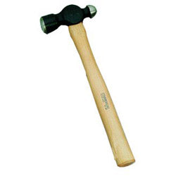 Vaughan Commercial Ball Pein Hammer, Hickory Handle, 15-1/8 in OAL, Forged Steel 32 oz Head (VAUTC432) Each