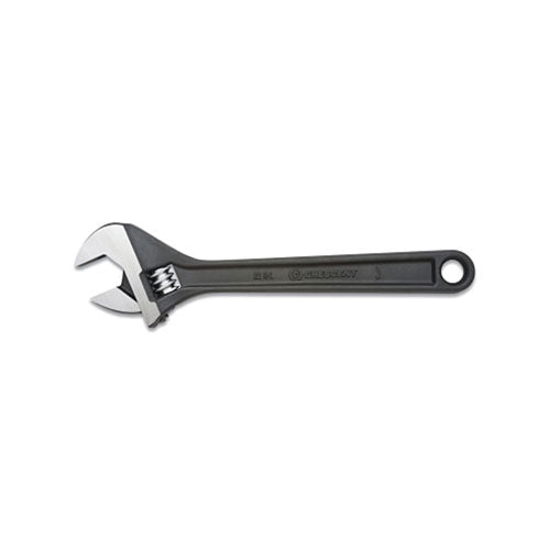 Vuzix Corporation Black Oxide Adjustable Tapered Handle Wrench, Polished Face, 8 in Overall L, 1.125 in Opening, SAE/Metric (181-AT28BK) Each