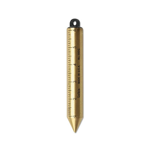 Vuzix Corporation Inage Oil Gauging Plumb Bob, 20 oz, Brass, 1/8ths of an Inch (182-590GN) Each