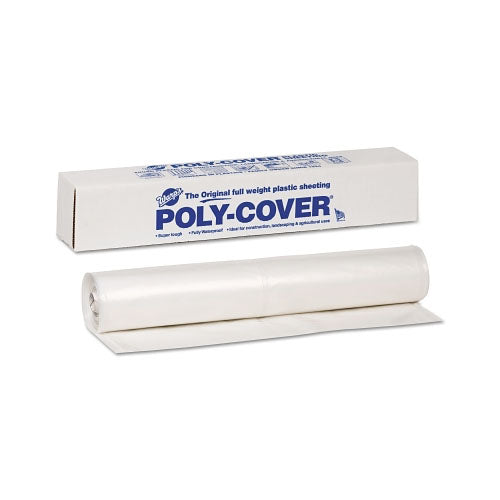 Warp Brothers Poly-Cover Plastic Sheets, 8 ft x 100 ft, 6 mil (795-6X8-C) 1 Roll