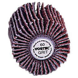 Weiler Vortec Pro® Mounted Flap Wheel, 1 in x 1 in, 80 Grit, 30,000 RPM (804-30721) Box of 10