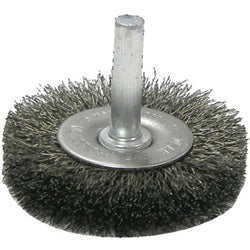 Weiler Crimped Wire Radial Wheel Brush, 2 1/2 in D, .014 in Steel Wire, 20,000 rpm (804-17962) Box of 10