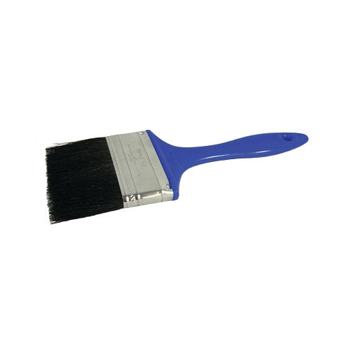 Weiler Chip & Oil Brushes, 3 in wide, 1 3/4 in trim, Black China, Plastic handle (804-40165) Each