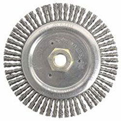 Weiler Dually™ Stringer Bead Wheel, 6 in D x 3/16 in W, .02 in Carbon Steel, 12,500 rpm (804-79805) Each