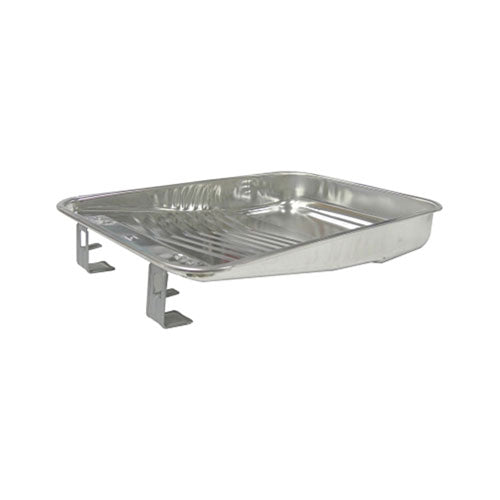 Weiler Paint Tray and Liner, 2 qt, Galvanized Steel Paint Tray, Used with 9 in Rollers and 96702 Paint Liner (804-49010) Each