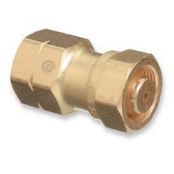 Western Enterprises Brass Cylinder Adaptor, CGA-520 B Tank Acetylene x CGA-510 POL Acetylene (312-317) Each