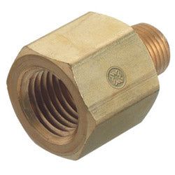 Western Enterprises Pipe Thread Adapters, 3,000 PSIG, Brass, 1/8 in (NPT) (312-BA-4-2HP) Each