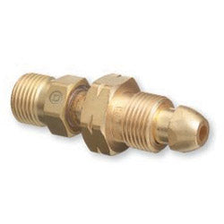 Western Enterprises Brass Cylinder Adaptors, CGA-510 POL Acetylene To CGA-300 Commercial Acetylene (312-15) Each