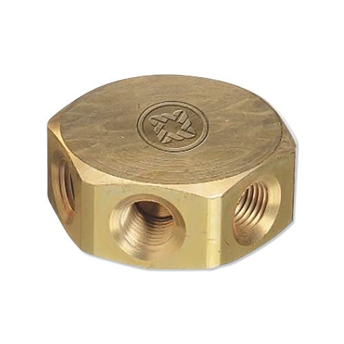 Western Enterprises Manifold Block, Brass (312-MB-6) Each