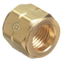 Western Enterprises Hose Nuts, 200 PSIG, Brass, B-Size, Fuel Gas (312-8) Each