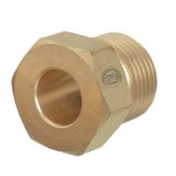 Western Enterprises Regulator Inlet Nut, Argon, Helium, Nitrogen, Brass, CGA-580 (312-92) Each