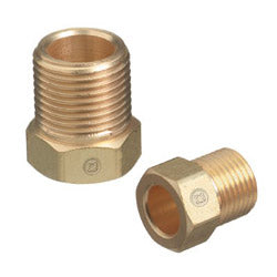 Western Enterprises Inert Arc Nuts, Brass, Hex, B-Size, 5/8 in - 18, Water (312-AW-14) Each