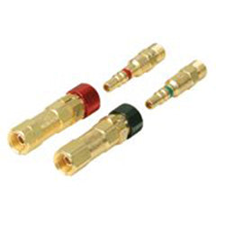 Western Enterprises Kwiklok OSHA Compliant Quick Connect, Brass, Inert Gas, Hose to Machine Set (312-QDB74) Each