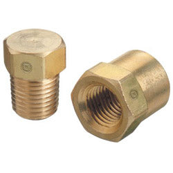 Western Enterprises Pipe Thread Caps and Plugs, Cap, 3000 PSIG, Brass, 1/4 in (NPT) (312-P-4HP) Each