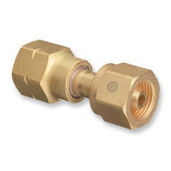 Western Enterprises Brass Cylinder Adaptors, CGA-300 Commercial Acetylene To CGA-510 POL Acetylene (312-16) Each