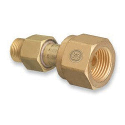Western Enterprises Brass Cylinder Adaptor, CGA-300 Commercial Acetylene To CGA-200 "MC" Acetylene (312-304) Each