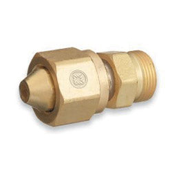 Western Enterprises Brass Cylinder Adaptors, From CGA-300 Commercial Acetylene To CGA-520 "B" Tank (312-316) Each