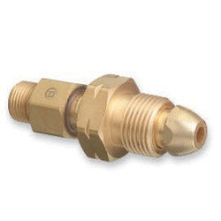 Western Enterprises Brass Cylinder Adaptors, From CGA-510 POL Acetylene To CGA-200 "MC" Acetylene (312-320) Each