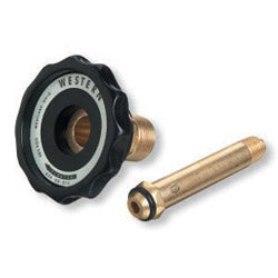 Western Enterprises Regulator Inlet Nuts, Argon; Helium; Nitrogen, Plastic, CGA-580 (312-692P) Each