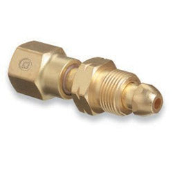 Western Enterprises Brass Cylinder Adaptors, From CGA-590 Industrial Air To CGA-580 Nitrogen (312-815) Each