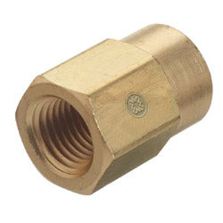 Western Enterprises Pipe Thread Reducer Couplings, Connector, Brass, 1/2 in (NPT); 3/4 in (NPT) (312-BF-12-8HP) Each