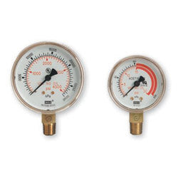 Western Enterprises 2 in Regulator Gauge, G-2-4000W, 4,000 PSIG, 1/4 in (NPT) (312-G-2-4000W) Each