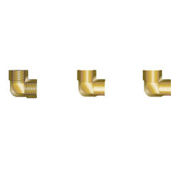 Western Enterprises Pipe Elbows, Adapter, 3,000 PSIG, Brass, Elbow - 90°, 1/2 in (NPT) (312-WHF-4-8) Each