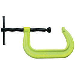 Wilton 400 SF Hi-Visibility Safety C-Clamps, Sliding Pin, 3 1/4 in Throat Depth (825-14302) Each