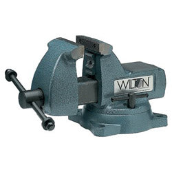 Wilton Mechanics Vises, 4 in Jaw, 3-7/16 in Throat, Swivel Base (825-21300) Each