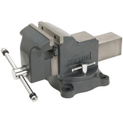 Wilton Shop Bench Vise, 6 in Jaw Width, 3-1/2 in Throat Depth, Swivel Base (825-63302) Each