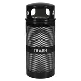 Landscape 34 Gallon Dome-Top Trash Bin (5233) Each