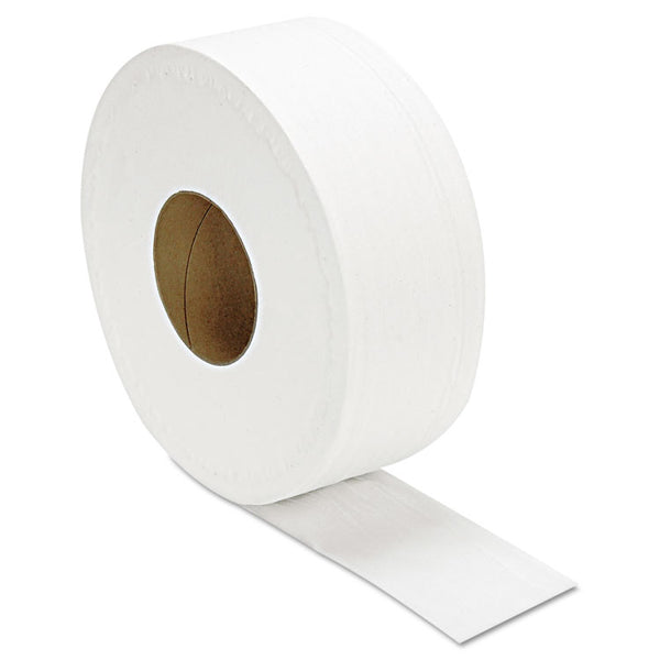 GEN JRT Jumbo Bath Tissue, Septic Safe, 2-Ply, White, 3.3" x 1,000 ft, 12 Rolls/Carton (GENJRT1000)