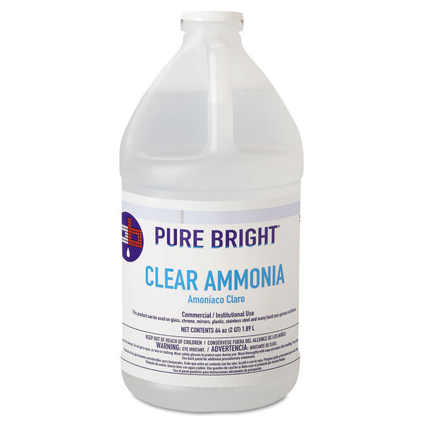 Pure Bright® Clear Ammonia, 64 oz Bottle, 8/Carton (KIK19703575033) Case of 8